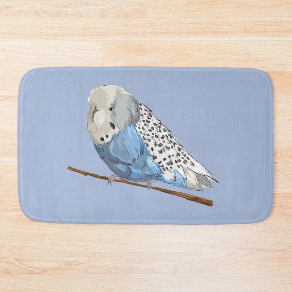 Item preview, blue budgie designed and sold by caramelrts.