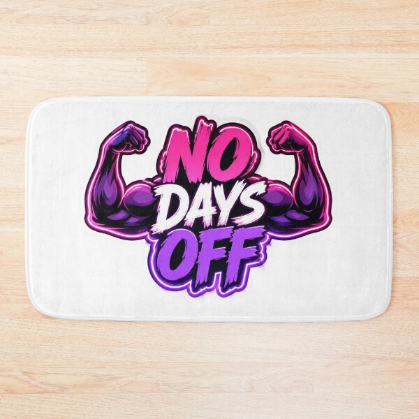 Item preview, No Days Off Gym Motivation Muscle Biceps designed and sold by Digistore1221.