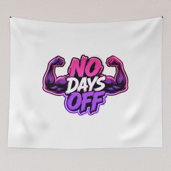 Item preview, No Days Off Gym Motivation Muscle Biceps designed and sold by Digistore1221.