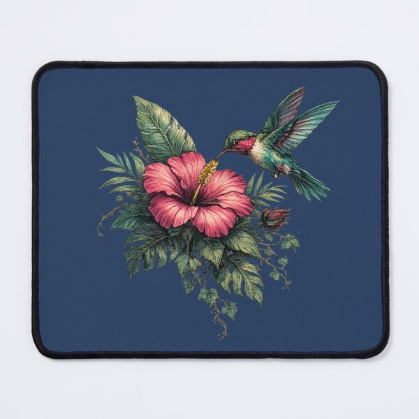 Item preview, Hummingbird Hibiscus Tropical Nature designed and sold by MagicMakerPh.