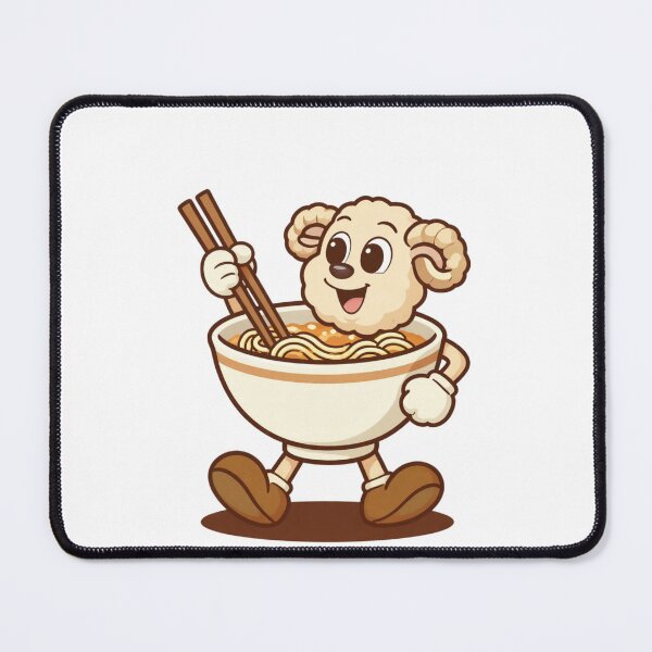Item preview, Cute Retro Ramen Bowl 1930s Cartoon Character designed and sold by ceyhunfd.