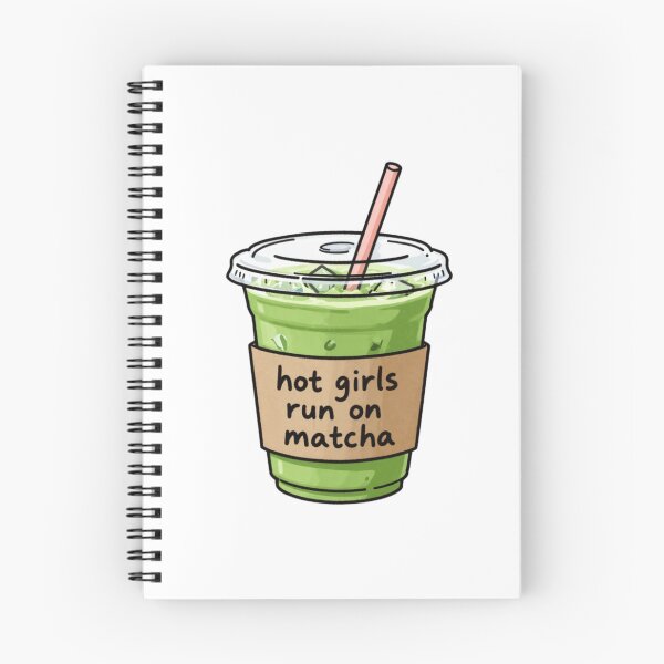 Item preview, Hot Girls Run on Matcha designed and sold by Safiacreatess.