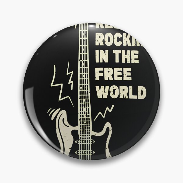 Item preview, Electric Guitar Rock Music Freedom Statement designed and sold by ACIDO-BASICO.