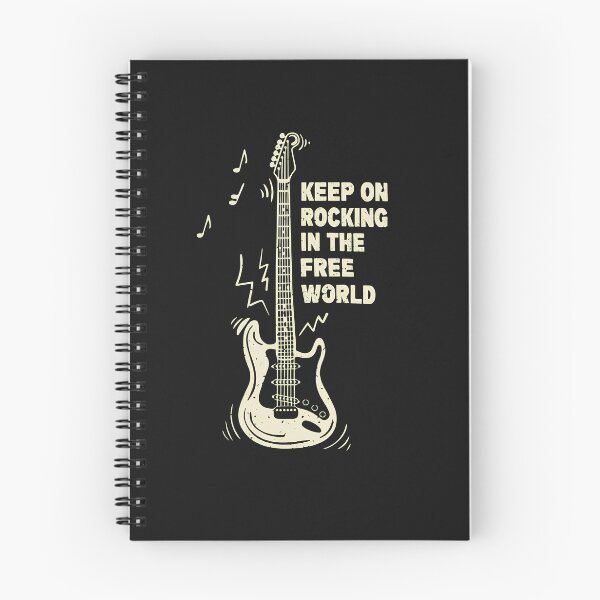 Item preview, Electric Guitar Rock Music Freedom Statement designed and sold by ACIDO-BASICO.