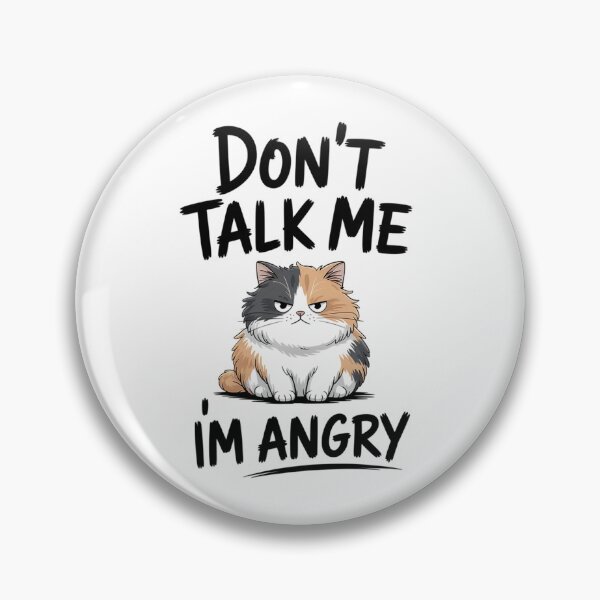Item preview, Don’t Talk To Me I’m Angry Cat Shirt | Funny Grumpy Cat Design designed and sold by Cool-cat-art.