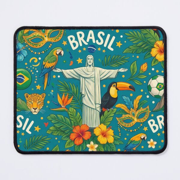 Item preview, Colors Animals Mountains Beach Soccer God Jesus Brasil designed and sold by ART ATTACK ZONE.
