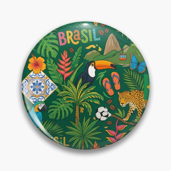 Item preview, Birds Animals Mountains Beach Soccer God Jesus Brasil designed and sold by ART ATTACK ZONE.