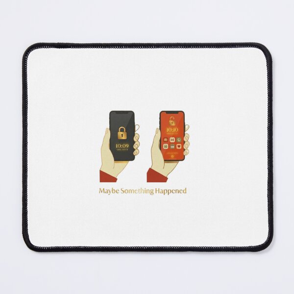 Item preview, Maybe Something Happened Funny Phone Addiction Checking Screen Illustration designed and sold by Northern Glow Art.