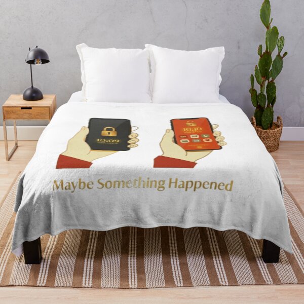 Item preview, Maybe Something Happened Funny Phone Addiction Checking Screen Illustration designed and sold by Northern Glow Art.