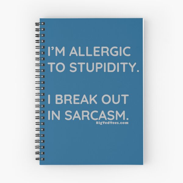 Item preview, Allergic to Stupidity designed and sold by bigtedtees.
