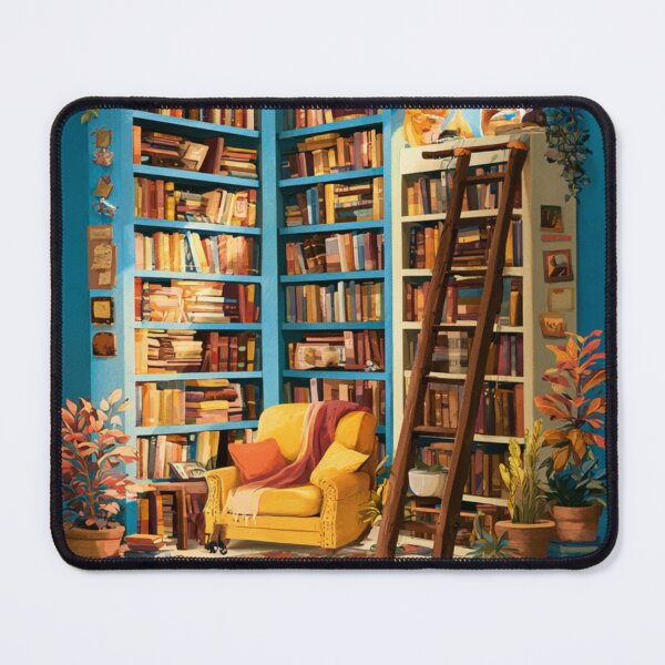 Item preview, Blue Library designed and sold by bubblyrainbow.
