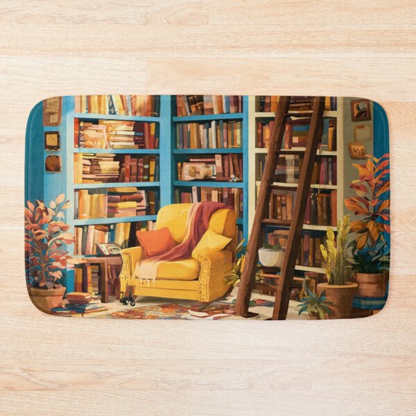 Item preview, Blue Library designed and sold by bubblyrainbow.