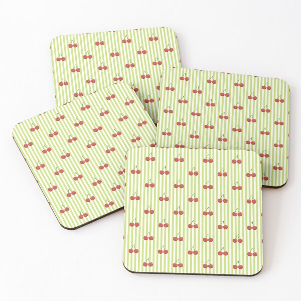 Item preview, Cherry Pattern Phone Case for Girls | Retro Cherry Journal for Students | Sweet Fruit Striped Blanket for Mom | Cherry Tote Bag for Teachers | Striped Cherry Mug for Nurse designed and sold by VivaFy.