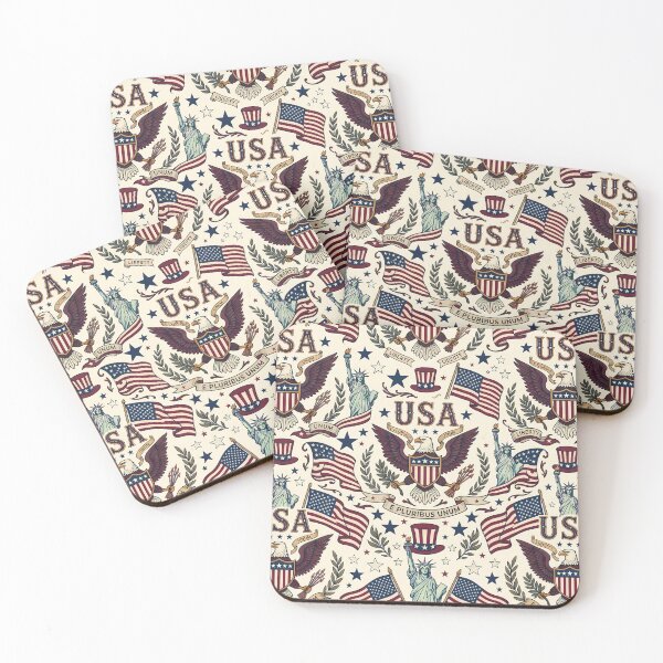 Item preview, USA Eagle Animals Mountains Beach God Jesus America designed and sold by ART ATTACK ZONE.