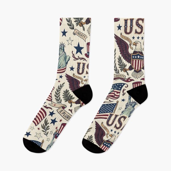 Item preview, USA Eagle Animals Mountains Beach God Jesus America designed and sold by ART ATTACK ZONE.