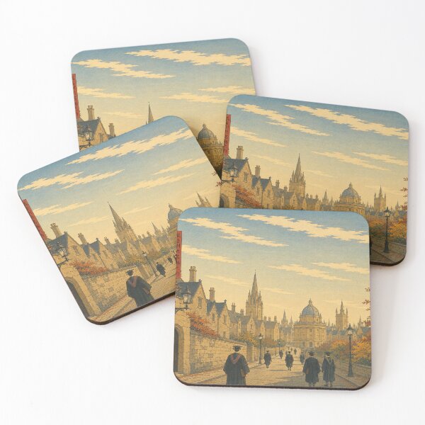 Item preview, Scholars of Oxford at Dusk designed and sold by UkiyoCities.