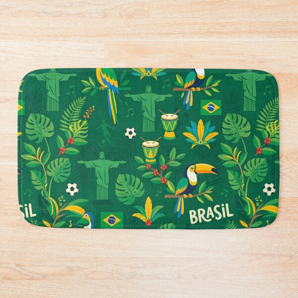 Item preview, Green Animals Mountains Beach Soccer God Jesus Brasil designed and sold by ART ATTACK ZONE.