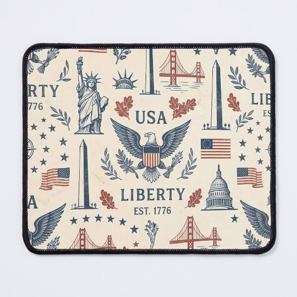 Item preview, United States USA Eagle God Jesus America Liberty designed and sold by ART ATTACK ZONE.