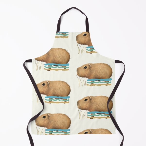 Item preview, Serene Cottagecore Capybara Swimming  designed and sold by Karin Taylor.