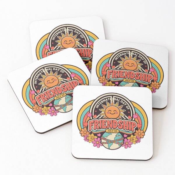 Item preview, International Day Friendship Retro Groovy Peace Love Graphic designed and sold by MagicSD Designs.