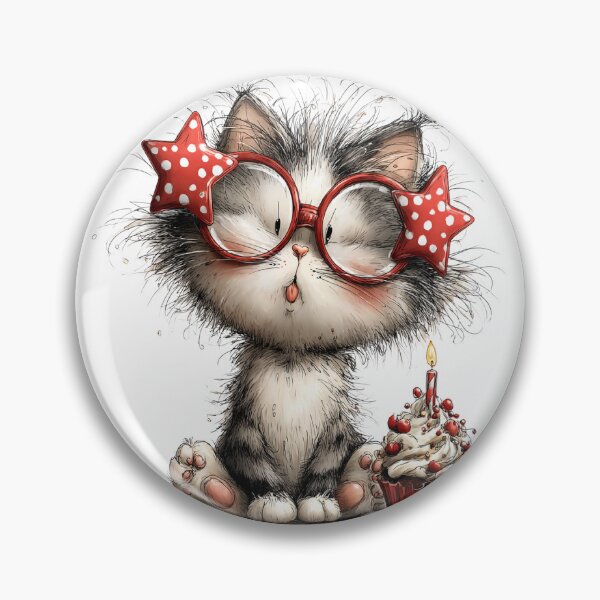 Item preview, Fun filled birthday - funny cat! designed and sold by fribabywonder.