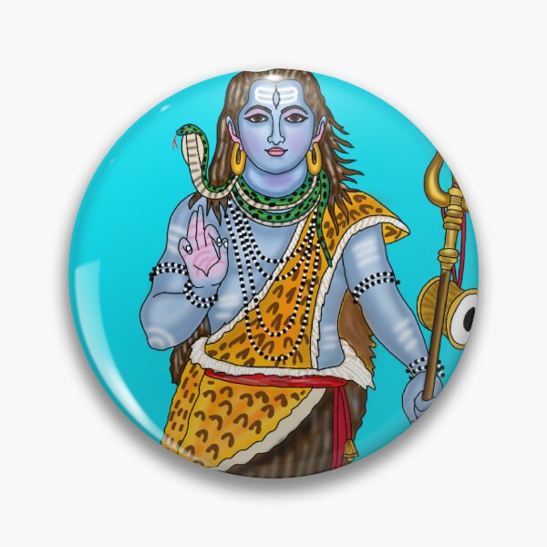 Item preview, Shiva Shankar Artwork | Divine Mahadev Digital Painting | Sacred Hindu God Illustration designed and sold by Harshit_Digital_Arts.