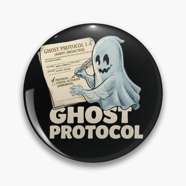 Item preview, Ghost Protocol - Literal Ghost Filling Out Paperwork Funny Meme designed and sold by MCVersa2026.