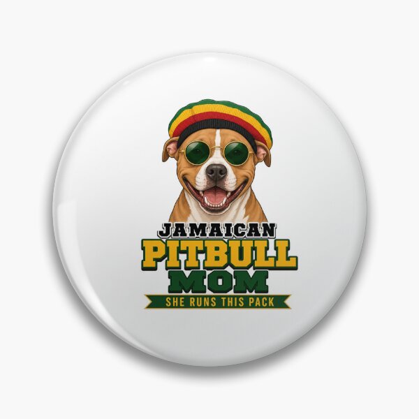 Item preview, Jamaican Pitbull Mom – She Runs This Pack Funny Dog Lover  designed and sold by freshwear design.