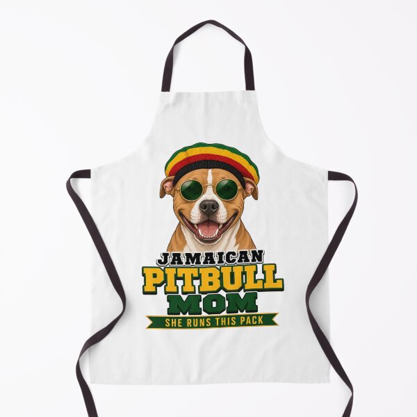 Item preview, Jamaican Pitbull Mom – She Runs This Pack Funny Dog Lover  designed and sold by freshwear design.