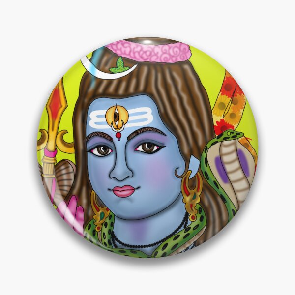Item preview, Shiva Shankar Artwork | Divine Mahadev Digital Painting | Sacred Hindu God Illustration designed and sold by Harshit_Digital_Arts.