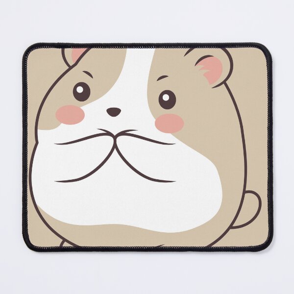 Item preview, Cute Grumpy Hamster Funny Chubby Pet Illustration designed and sold by ATMAS SHOP.