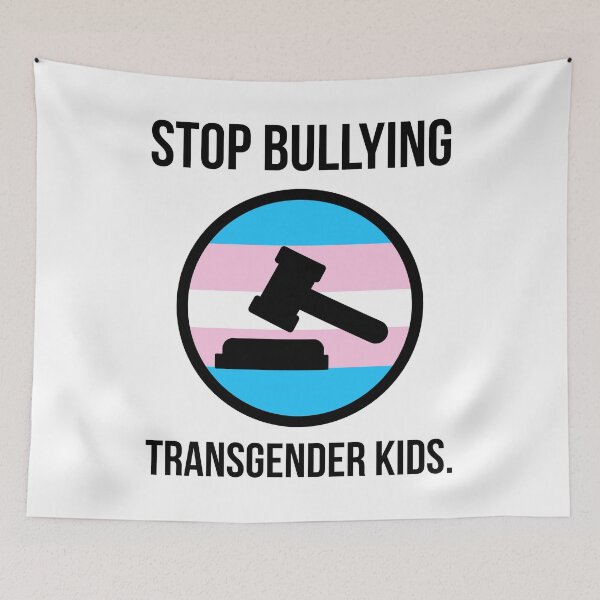 Item preview, Stop bullying transgender kids.  designed and sold by Rachel the Artist .