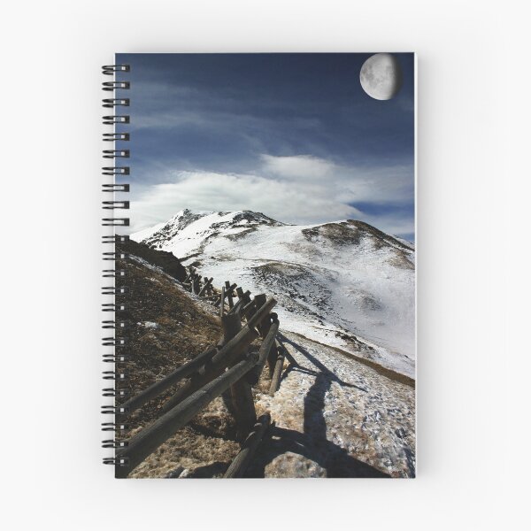 Item preview, Moonrise Over A Rail Fence, Loveland Pass designed and sold by Wayne King.