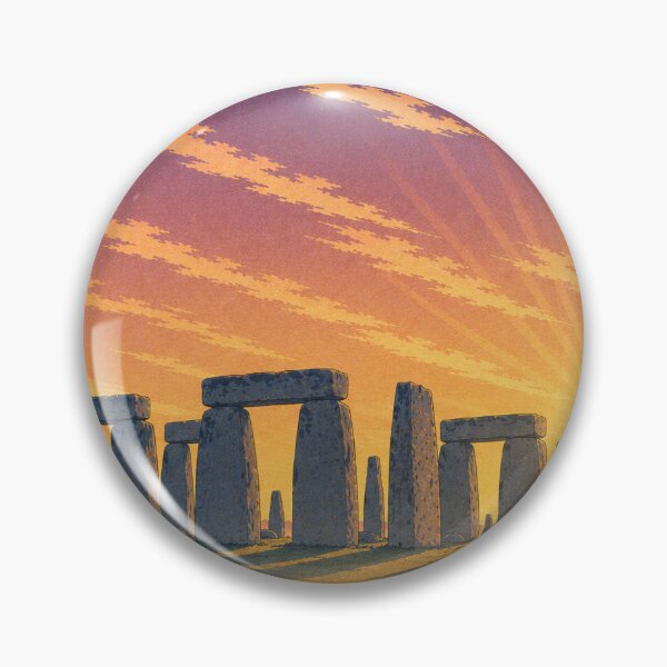 Item preview, Sunrise at Stonehenge designed and sold by UkiyoCities.