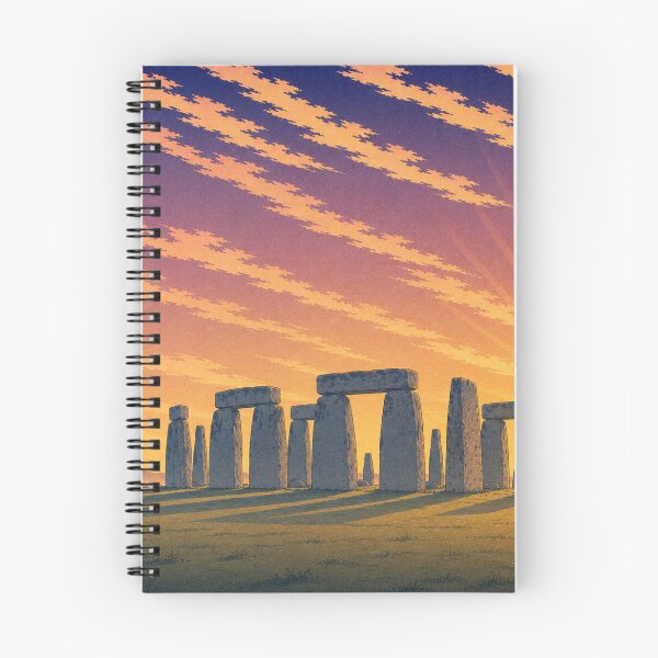 Item preview, Sunrise at Stonehenge designed and sold by UkiyoCities.