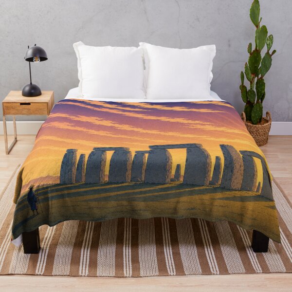Item preview, Sunrise at Stonehenge designed and sold by UkiyoCities.