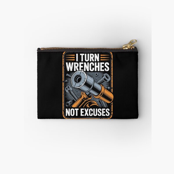 Item preview, I Turn Wrenches Not Excuses designed and sold by Yogameditasi.