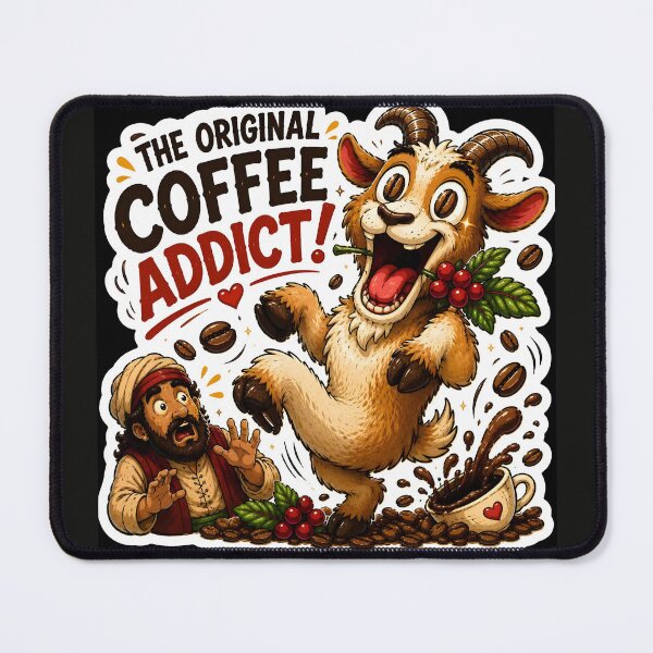 Item preview, Funny Coffee Goat Sticker Pack Vol 2-The Original Coffee Addict Funny Goat designed and sold by Easternpantry.