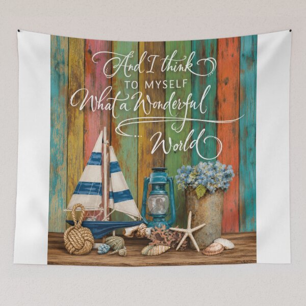 Item preview, And I Think To Myself What a Wonderful World designed and sold by MorningJoco.
