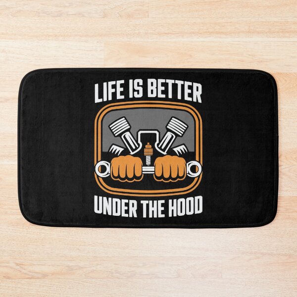 Item preview, Life Is Better Under The Hood designed and sold by Yogameditasi.