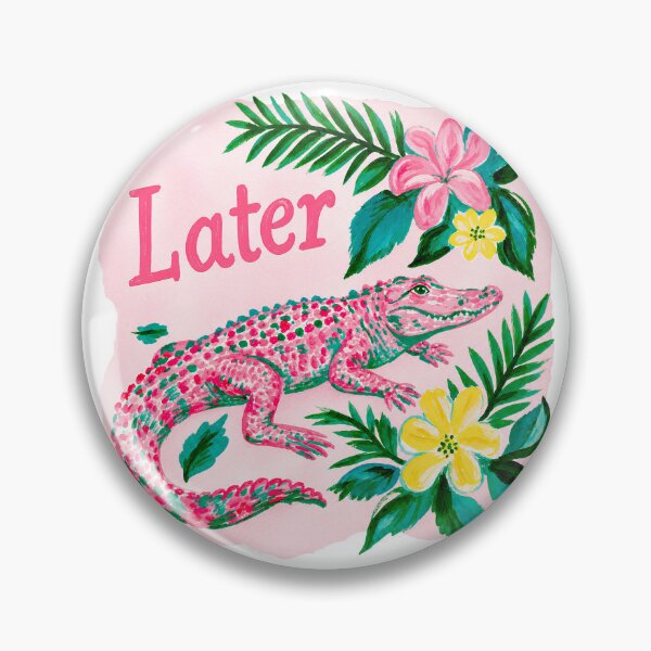 Item preview, Later Gator | Cute Preppy Alligator Aesthetic Animal Design designed and sold by ThePreppyArtist.