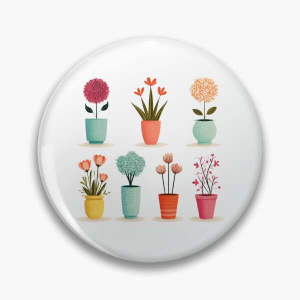 Item preview, Flower Pots designed and sold by bubblyrainbow.
