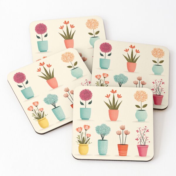 Item preview, Flower Pots designed and sold by bubblyrainbow.