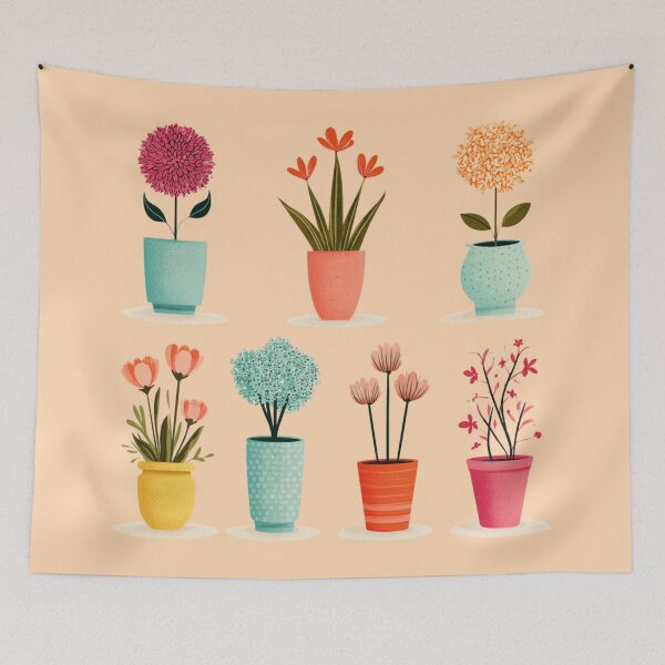 Item preview, Flower Pots designed and sold by bubblyrainbow.