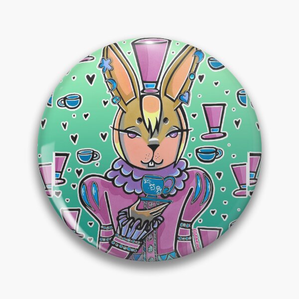 Item preview, March Hare: Alice in Wonderland: Fantasy Pop Art Illustration designed and sold by foxarwen.