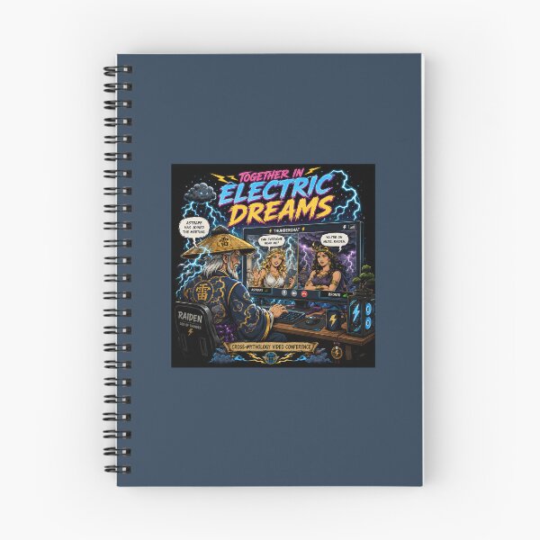 Item preview, Together In Electric Dreams Funny Mythology Video Call designed and sold by Hornace88studio.