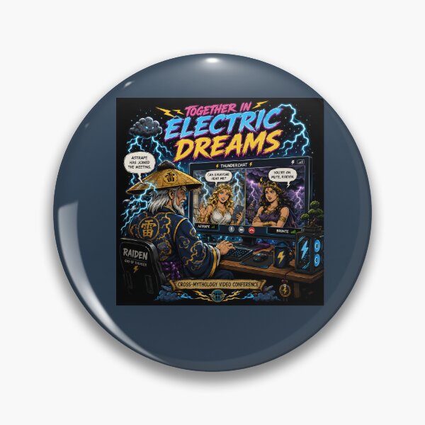 Item preview, Together In Electric Dreams Funny Mythology Video Call designed and sold by Hornace88studio.