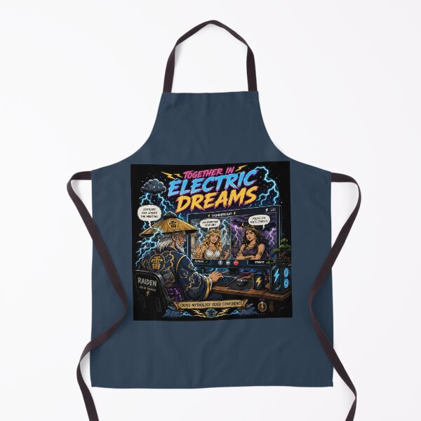 Item preview, Together In Electric Dreams Funny Mythology Video Call designed and sold by Hornace88studio.