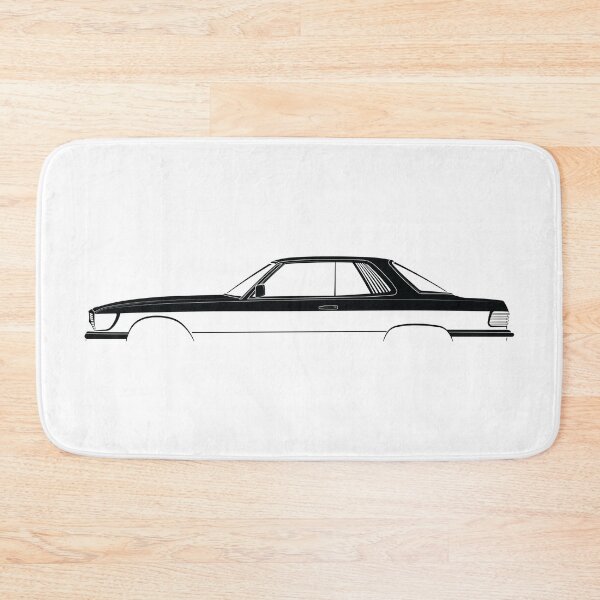 Artikelvorschau, 350 SLC (C107) (Schwarz) entworfen und verkauft von Car Silhouettes.