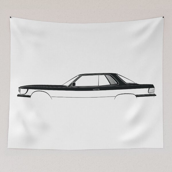 Item preview, 350 SLC (C107) (Black) designed and sold by Car Silhouettes.